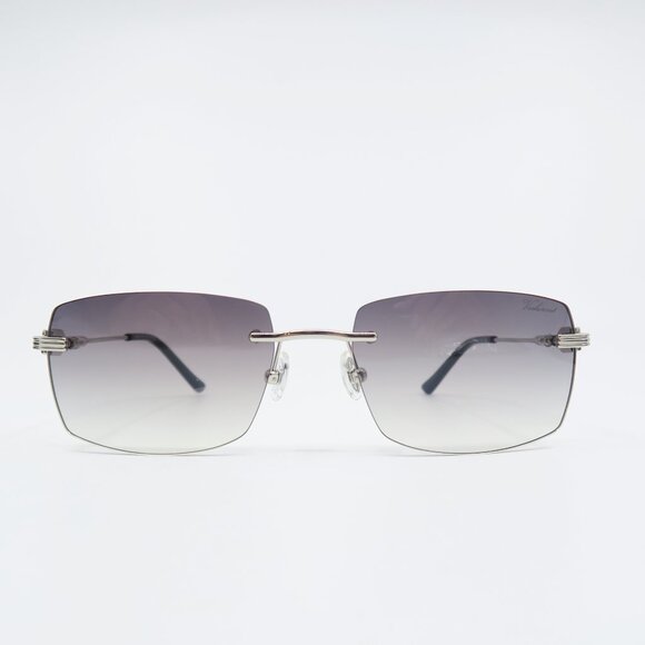 Paul Vosheront PV 635S C2 23KGP Silver/Grey Gradient, Rimless, New Sunglasses. - Picture 2 of 11